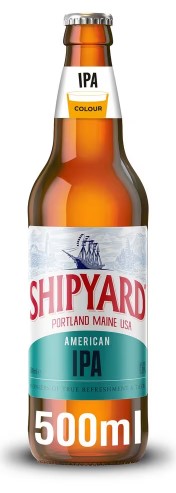 SHIPYARD AMERICAN IPA 8 X 500ML 5% BOTTLES