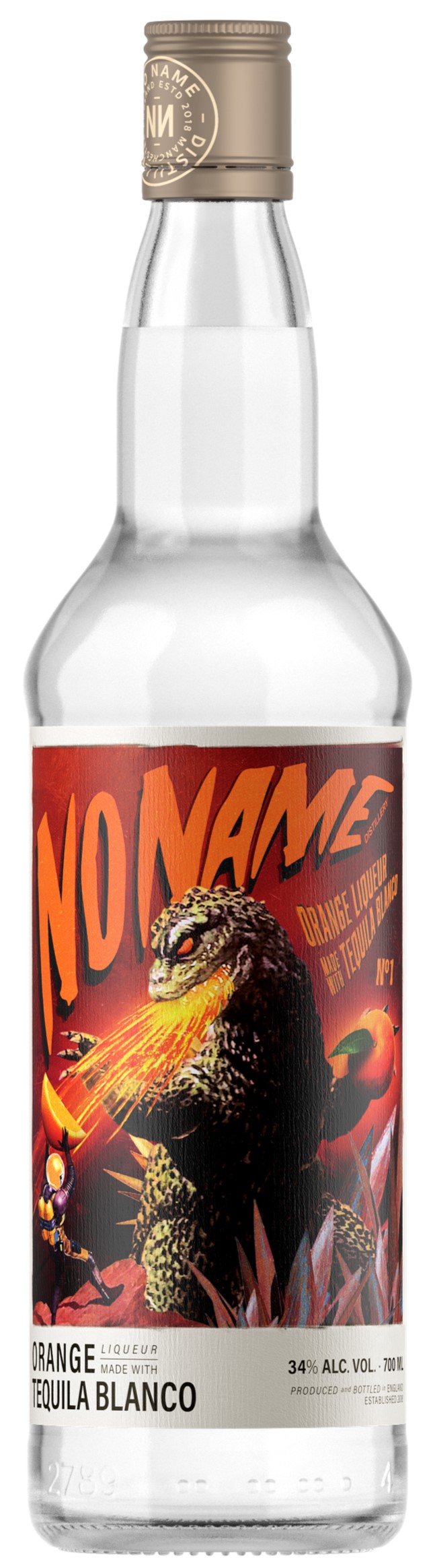NO NAME ORANGE BLANCO TEQUILA 34% 70CL