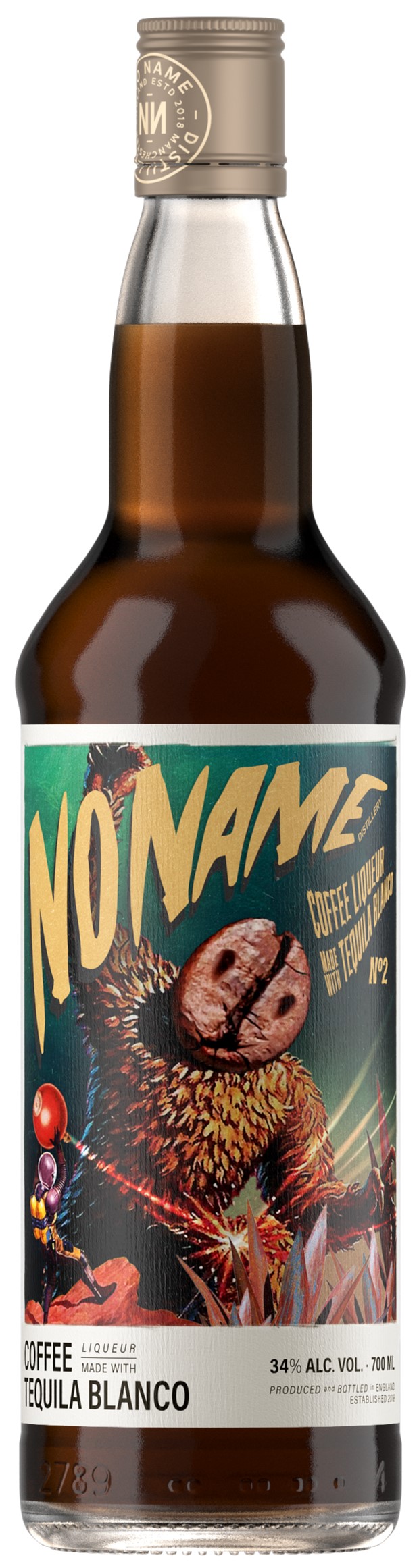 NO NAME COFFEE BLANCO TEQUILA 34% 70CL