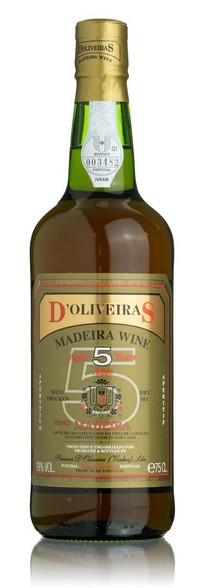 D'OLIVEIRAS MADEIRA 5YO DRY 19% 75CL