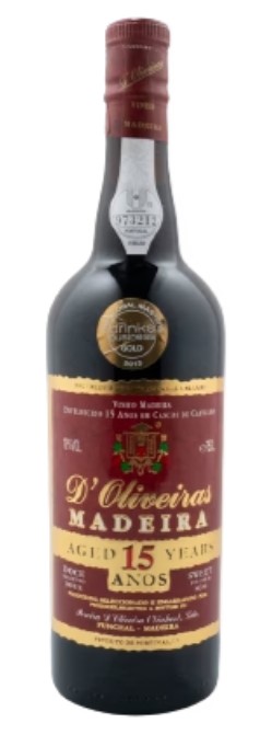 D'OLIVEIRAS MADEIRA 15YO SWEET 19% 75CL