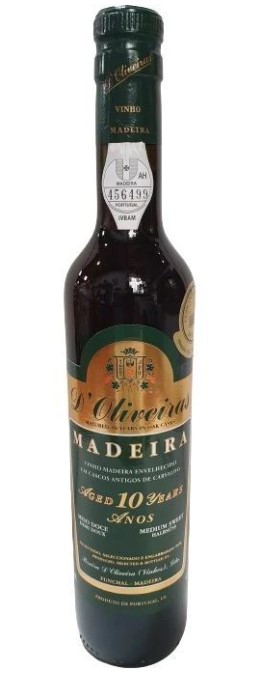 D'OLIVEIRAS MADEIRA 10YO MEDIUM SWEET 19% 50CL