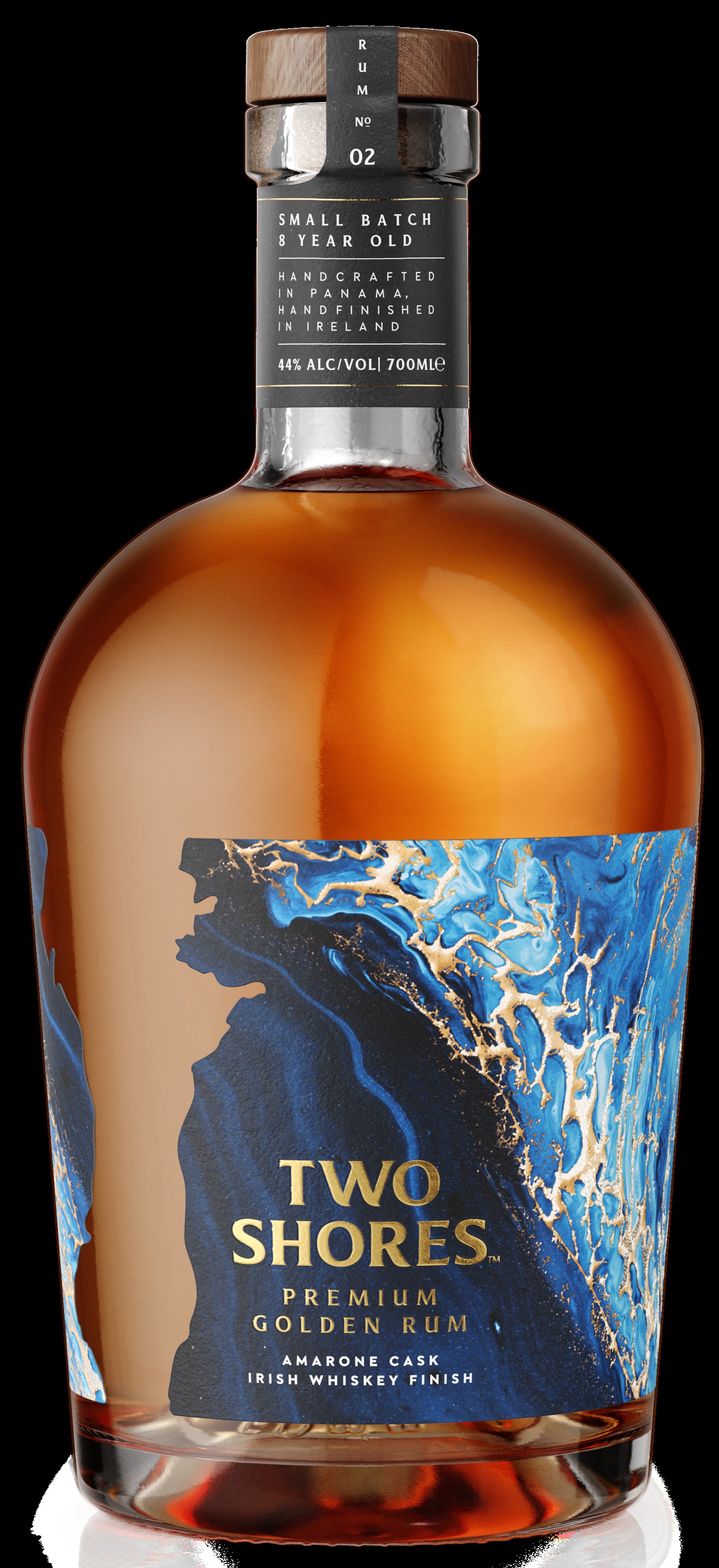 TWO SHORES AMARONE CASK FINISH RUM  44% 70CL