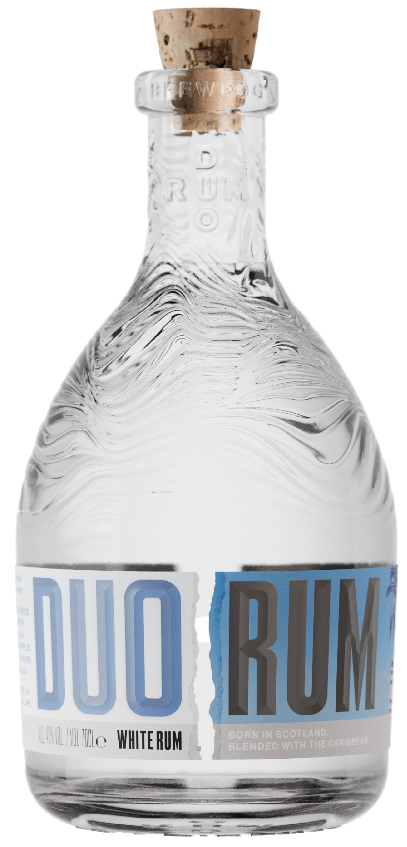 DUO WHITE RUM 40% 70CL