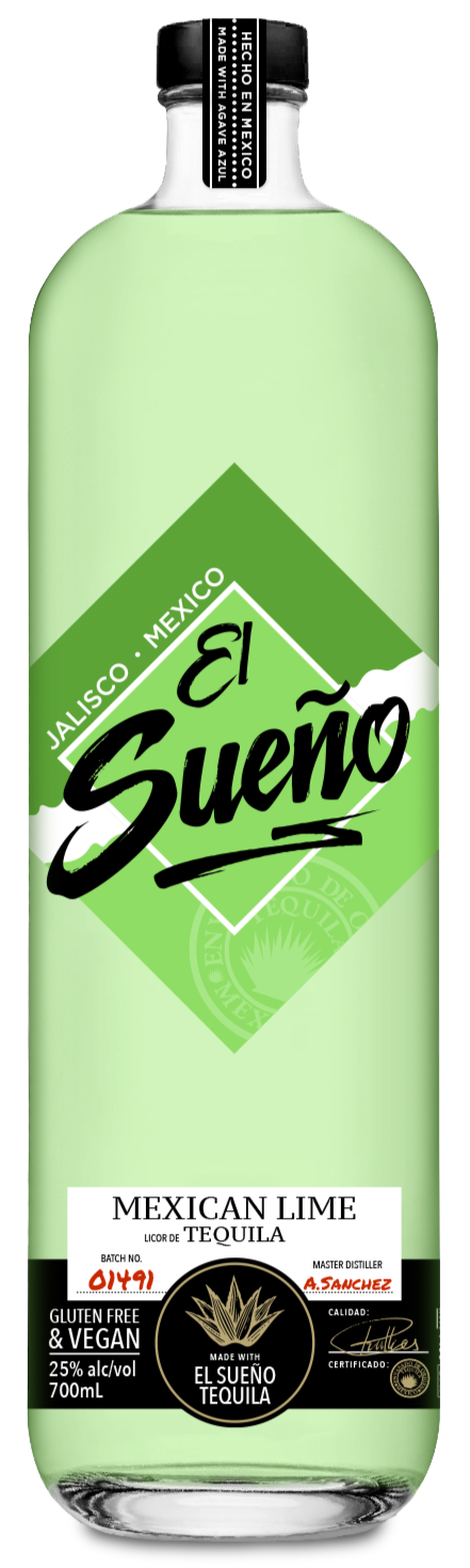 EL SUENO LIME TEQUILA LIQUEUR 25% 70CL