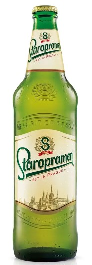 STAROPRAMEN LAGER 5% 24 x 330ML BOTTLES