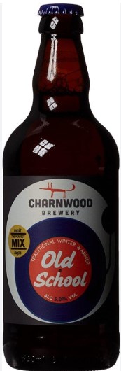 CHARNWOOD BREWERY OLD SCHOOL BITTER 5% 12 x 500ML