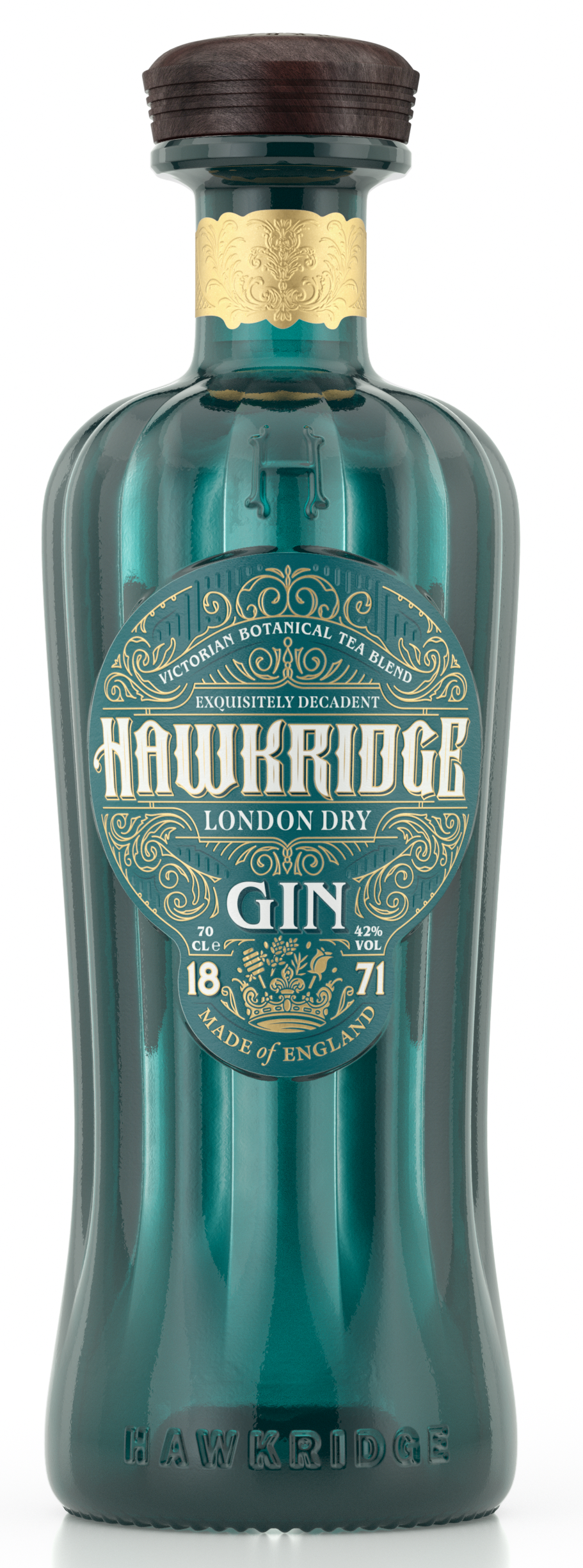 HAWKRIDGE VICTORIAN BLEND GIN 42% 70CL