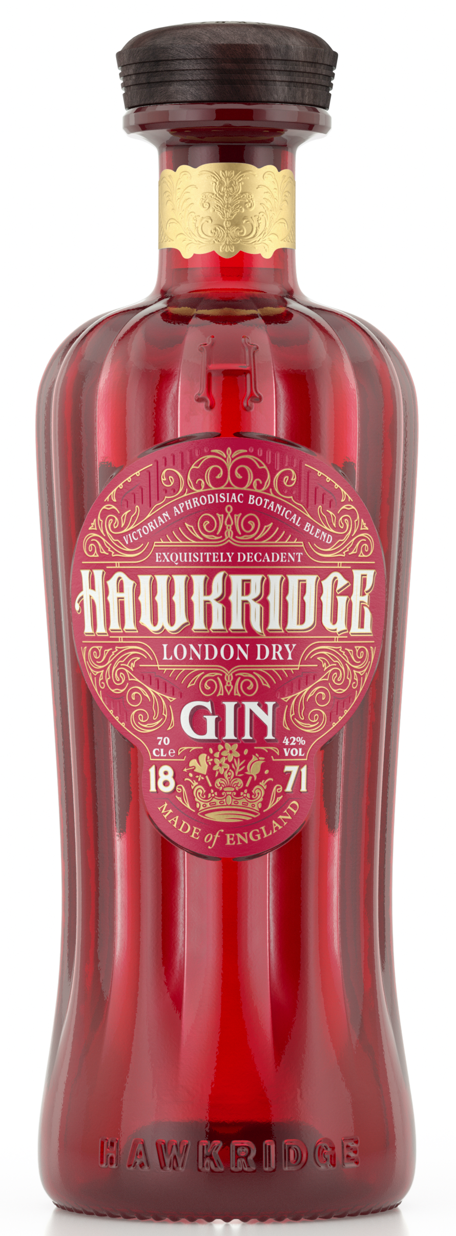 HAWKRIDGE APHRODISIAC BLEND GIN 42% 70CL