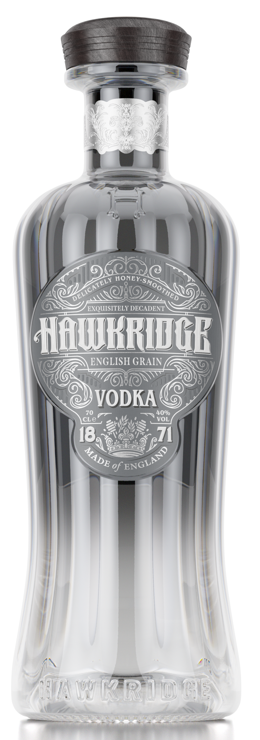 HAWKRIDGE ENGLISH GRAIN VODKA 40% 70CL
