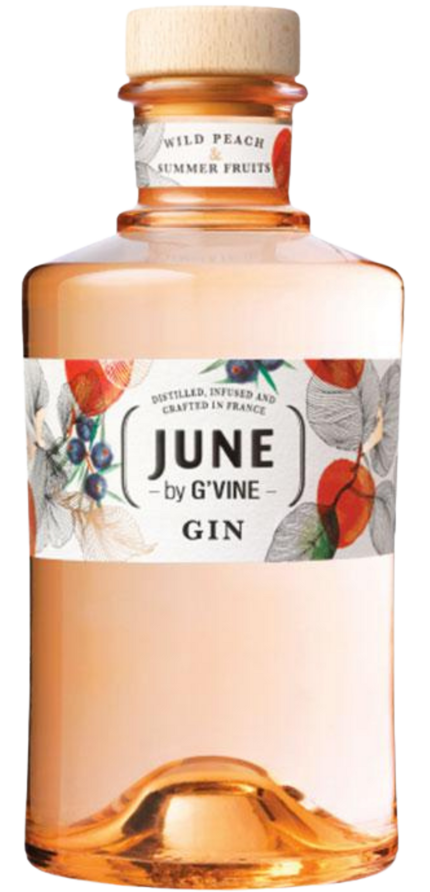 G'VINE WILD PEACH & SUMMER FRUITS GIN 37.5% 70CL