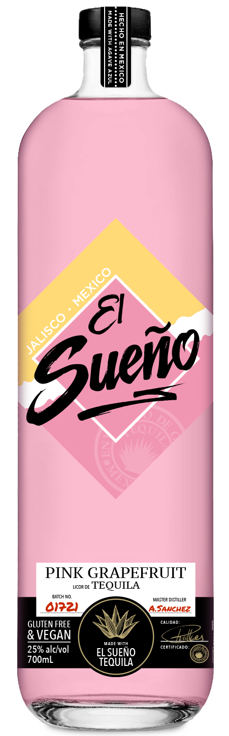 EL SUENO PINK GRAPEFRUIT TEQUILA LIQUEUR 25% 70CL
