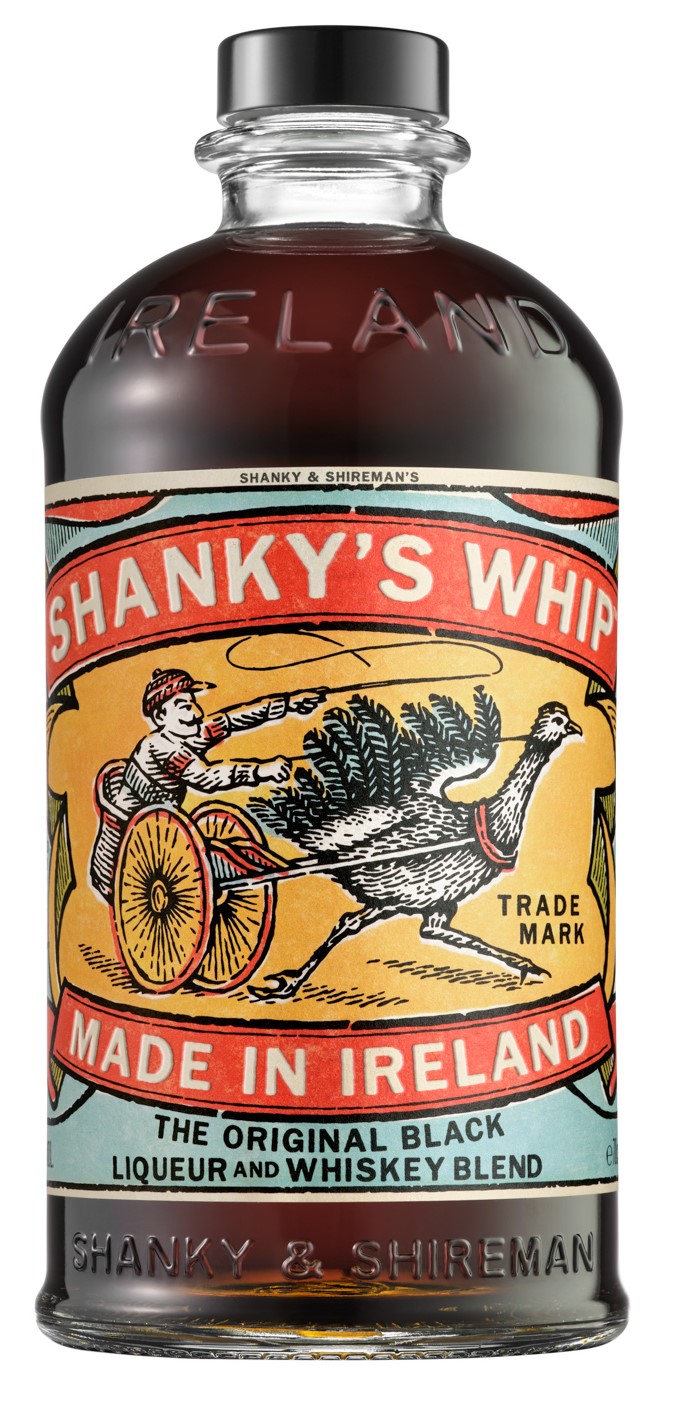 SHANKY'S WHIP IRISH WHISKY LIQUEUR 33% 70CL