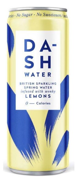 DASH INFUSED SPARKLING WATER LEMON 12x330ML