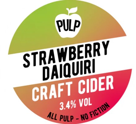 PULP STRAWBERRY DAIQUIRI CIDER 3.4% 20LTR BIB