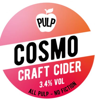 PULP COSMOPOLITAN CIDER 3.4% 20LTR BIB