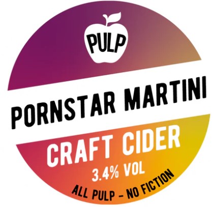 PULP PORNSTAR MARTINI CIDER 3.4% 20LTR BIB