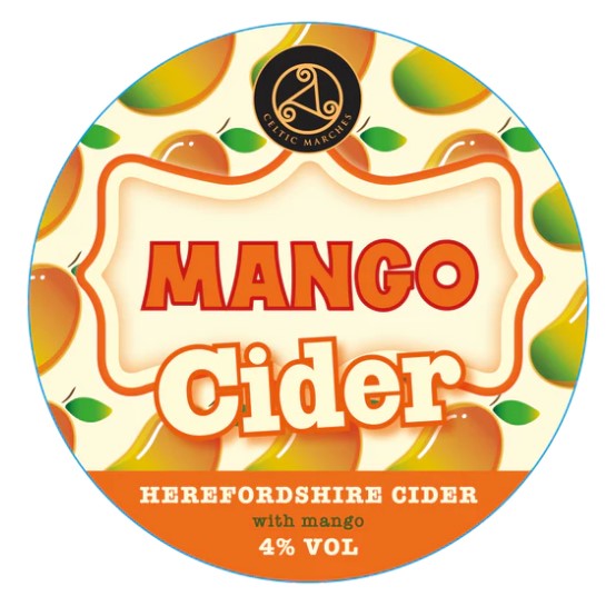 CELTIC MARCHES MANGO CIDER 4% 20LTR BIB