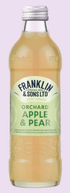 FRANKLINS APPLE & PEAR 12 x 275ML