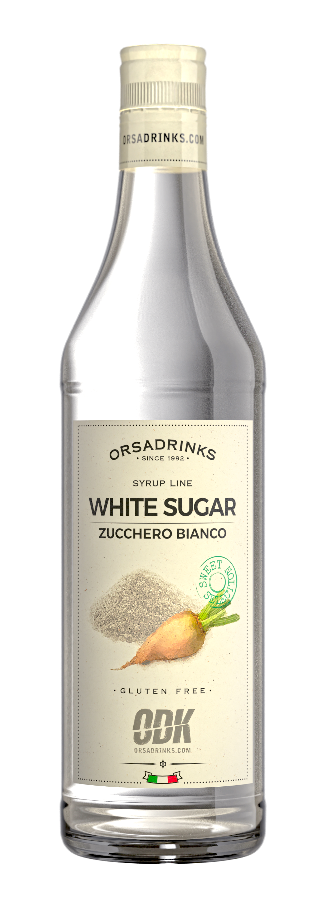ODK WHITE SUGAR SYRUP 750ML