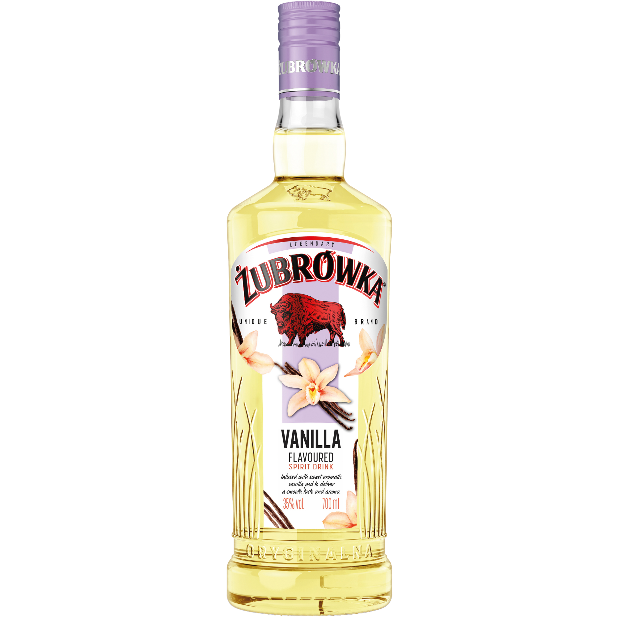 ZUBROWKA VANILLA VODKA 35% 70CL