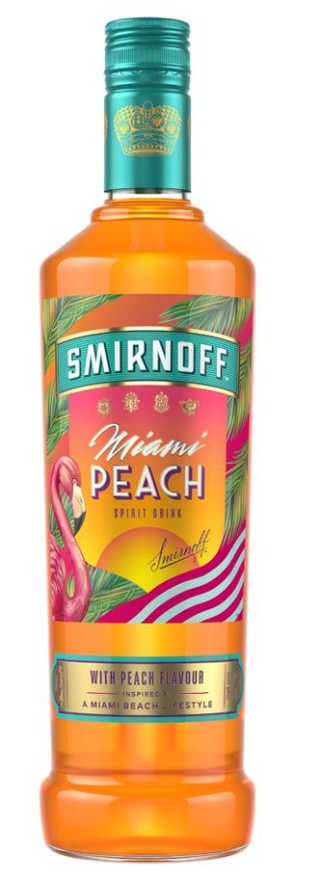 SMIRNOFF MIAMI PEACH 35% 70CL