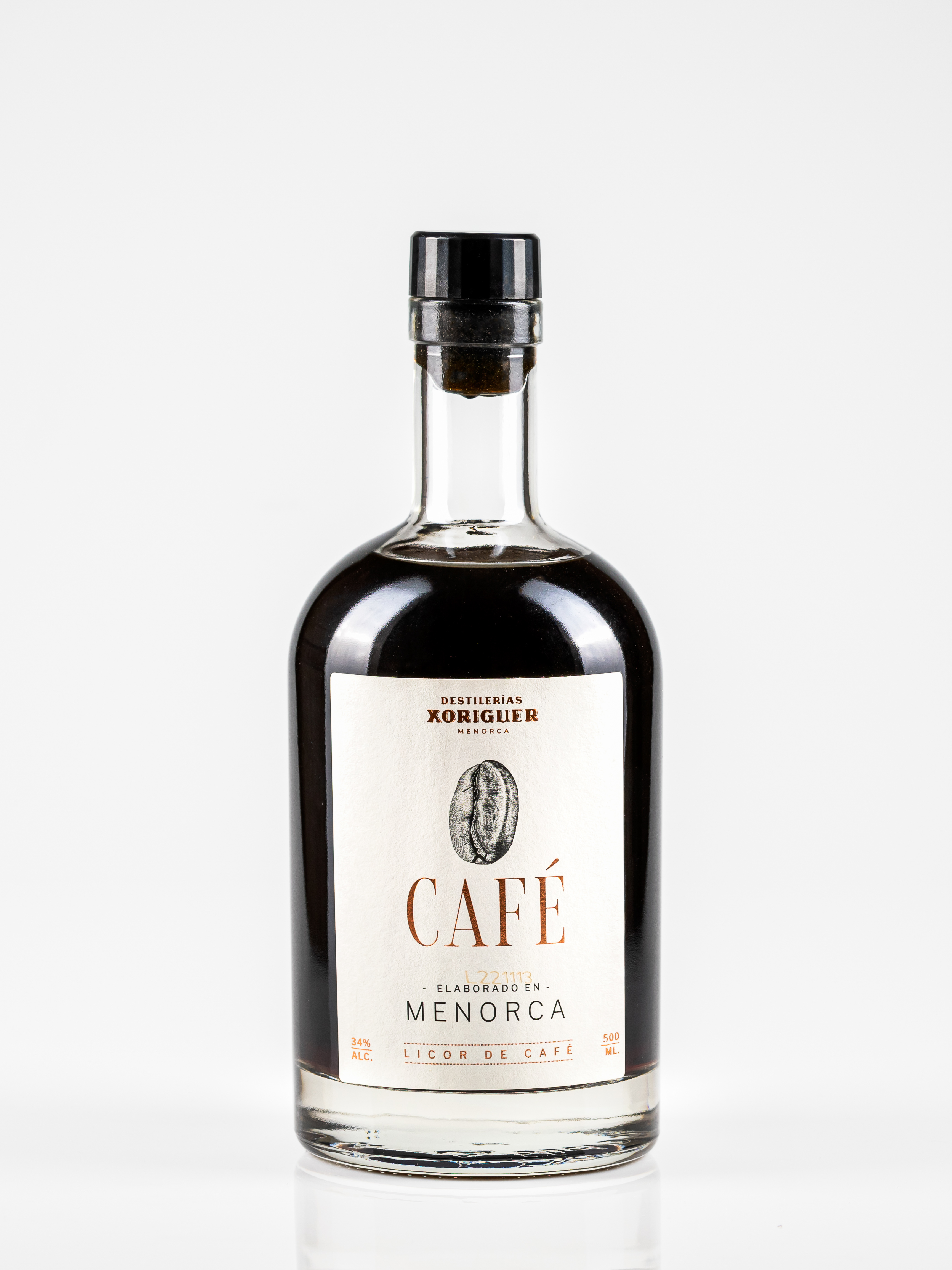 GIN XORIGUER LICOR CAFE 34% 50CL BOTTLE