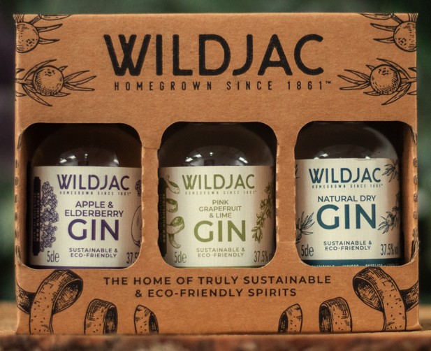 WILD JAC GIN GIFT SET 3 X 5CL