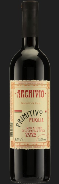 ARCHIVIO PRIMITIVO 13.5% 75CL