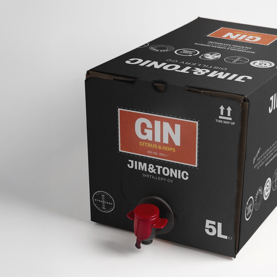 JIM AND TONIC CITRUS & HOPS GIN