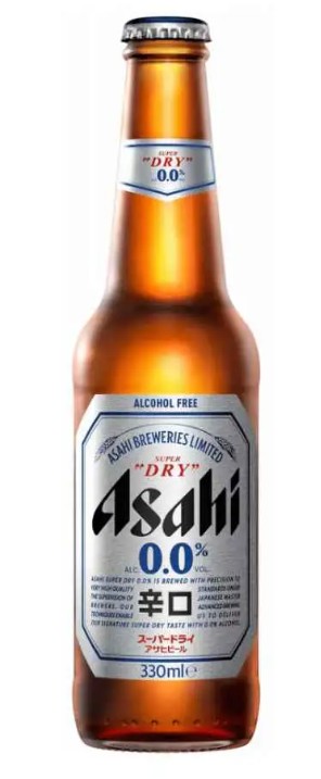 ZERO ASAHI BOTTLES 24 x 330ML 0%