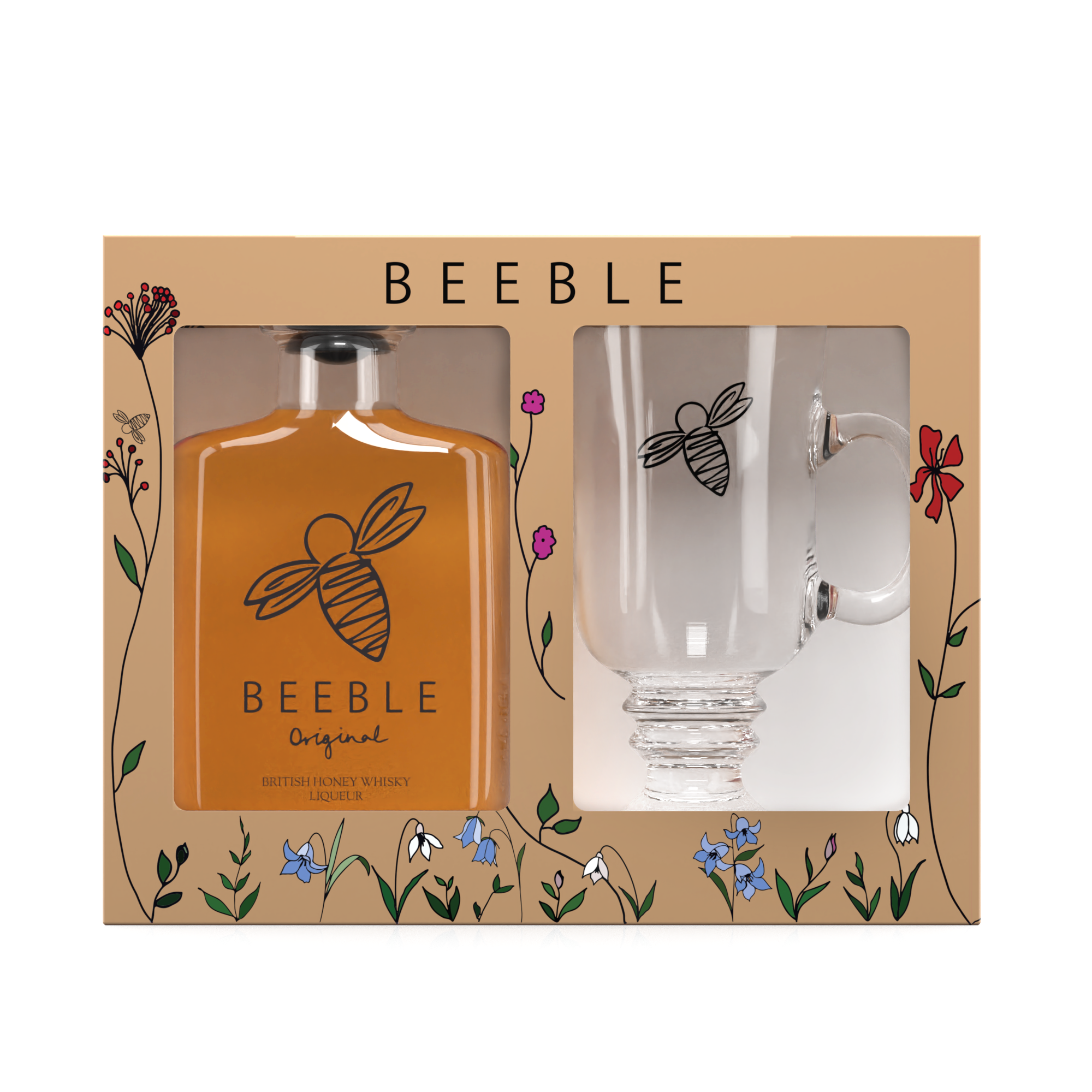 BEEBLE HOT TODDY SET 20CL 30%GIFT SET WITH GLASS