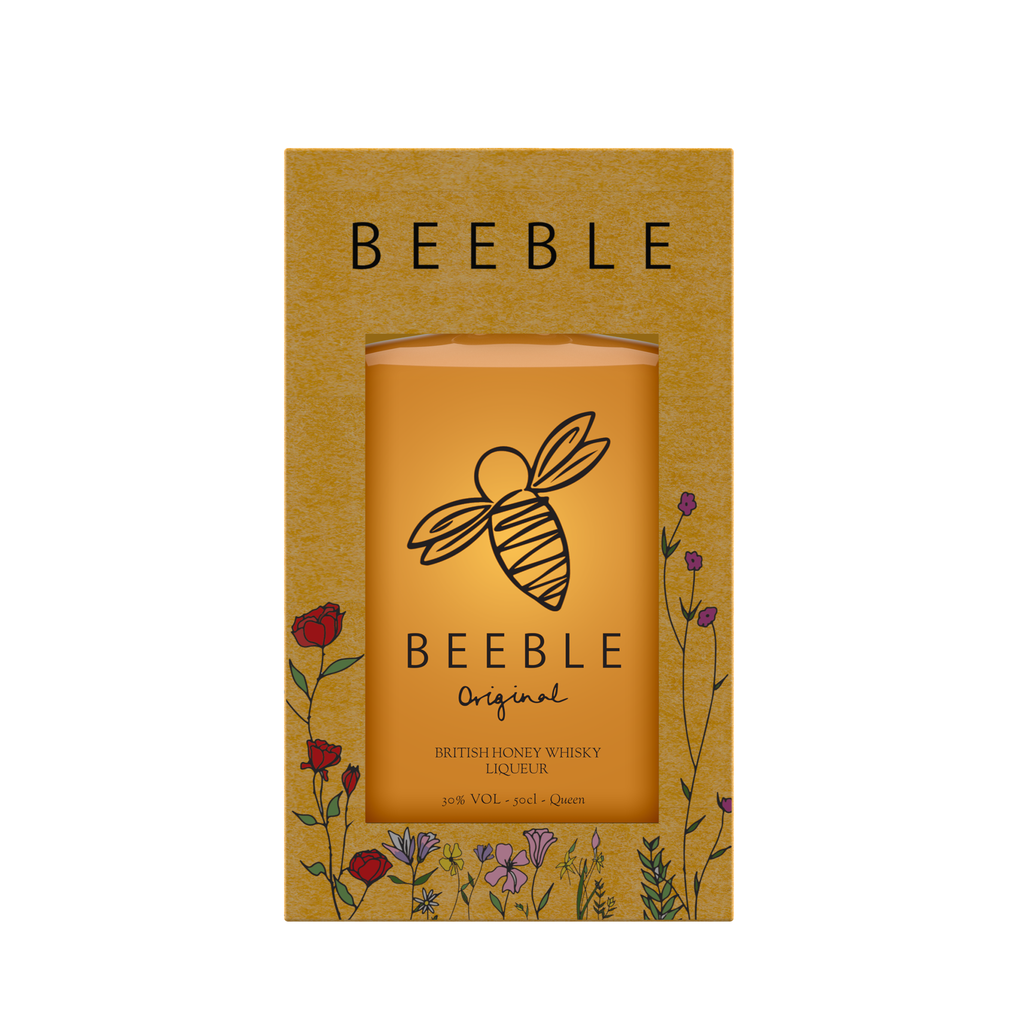 BEEBLE WHISKY WITH HIVE GIFT BOX 30% 50CL