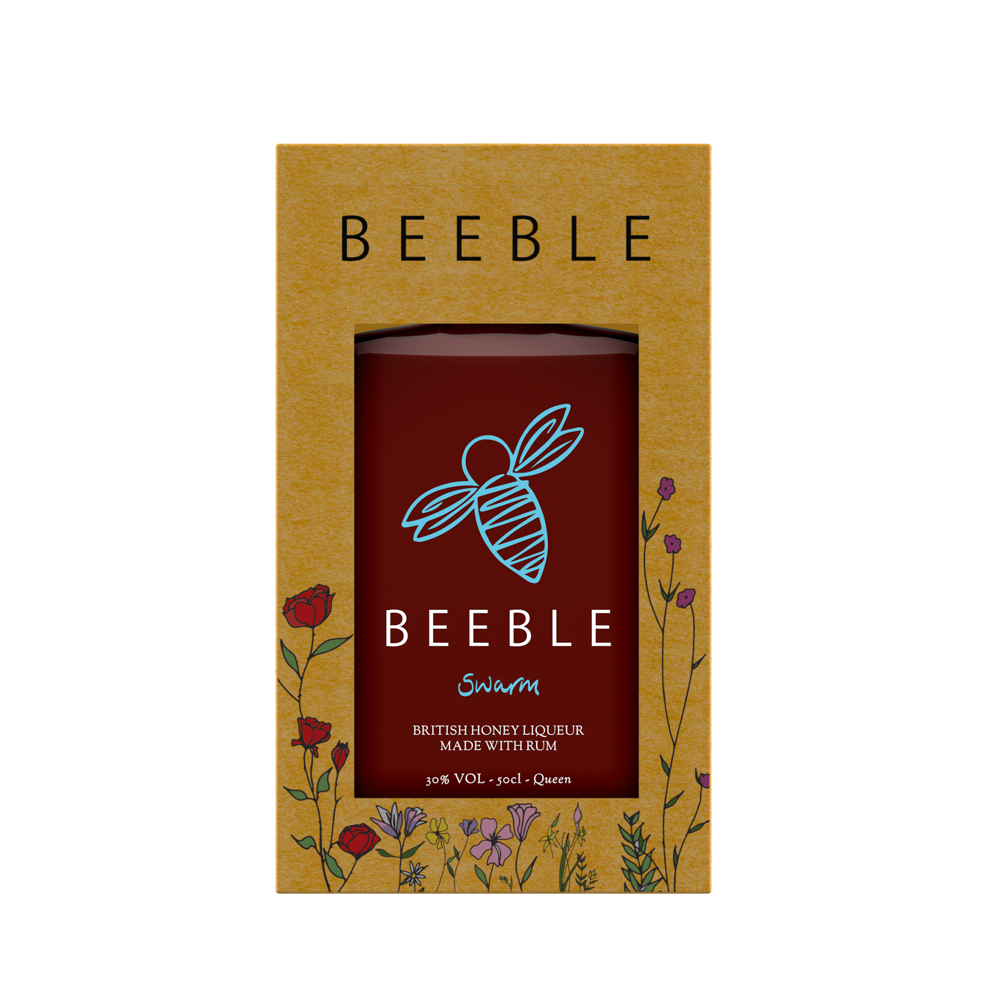 BEEBLE RUM WITH HIVE GIFT BOX 30% 50CL