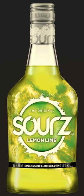 SOURZ LEMON & LIME 14.9% 70CL