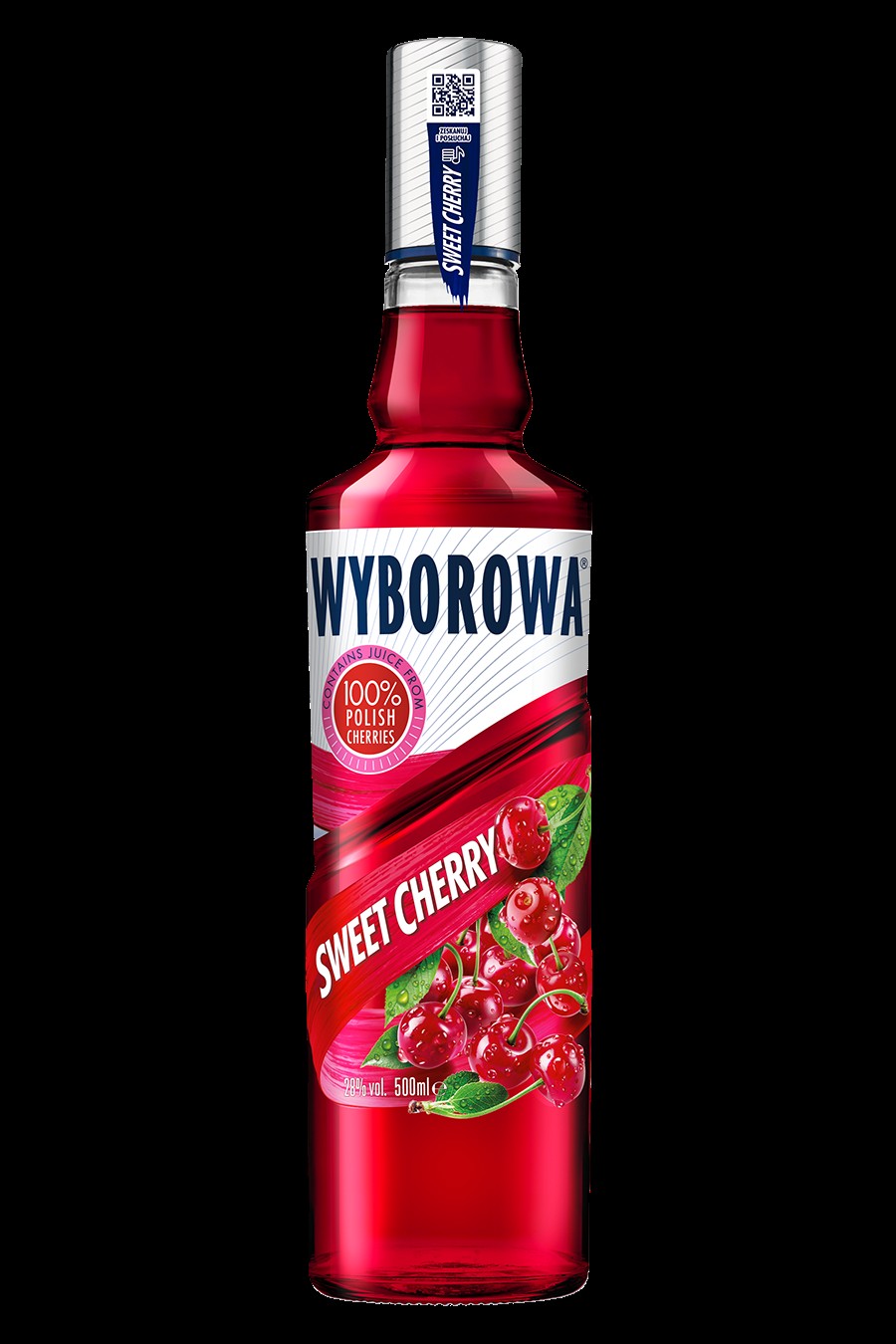 WYBOROWA CHERRY VODKA 50CL 28%