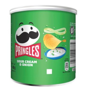 PRINGLES TUBES SOUR CREAM 12 x 40G
