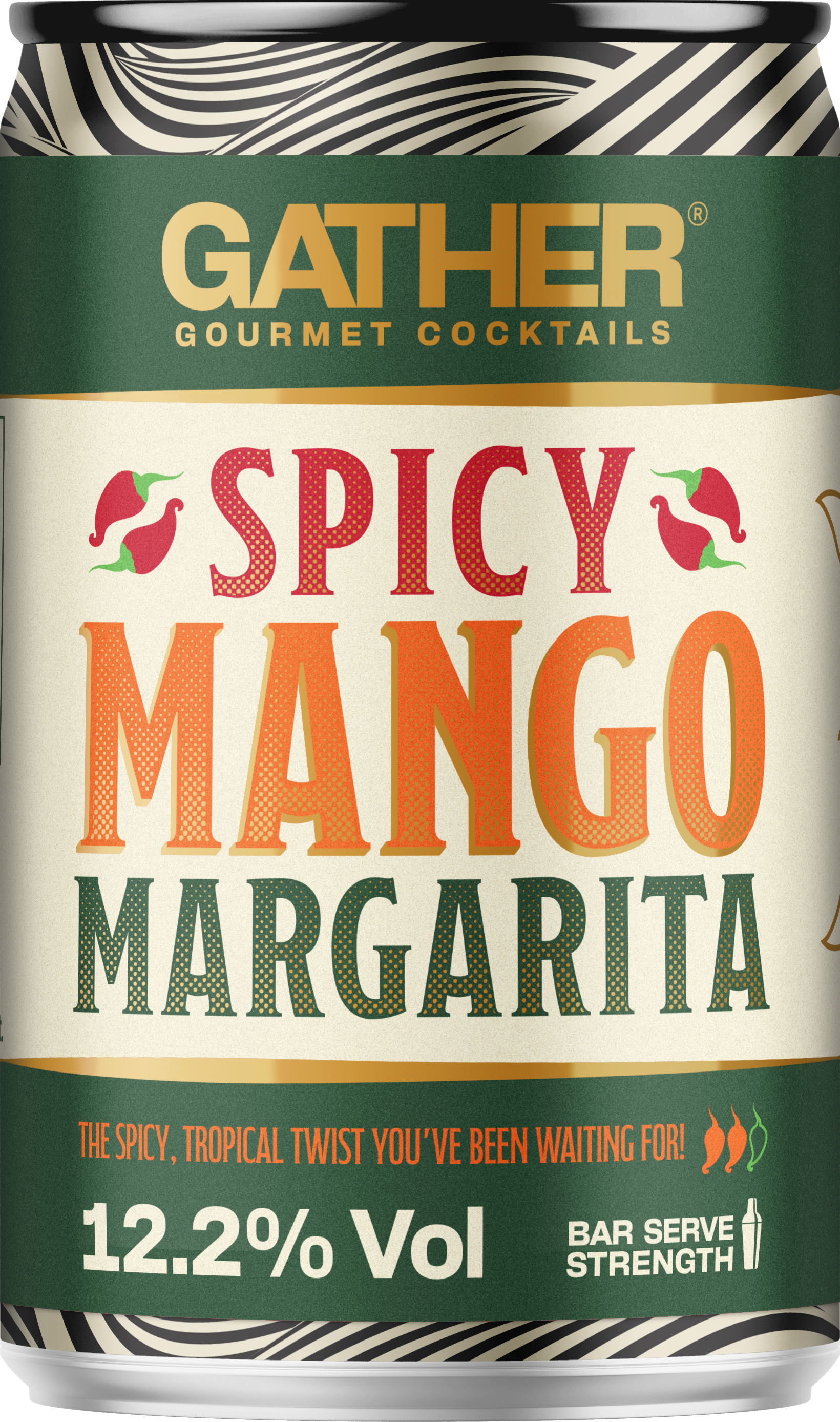 GATHER SPICY MANGO MARGARITA CANS