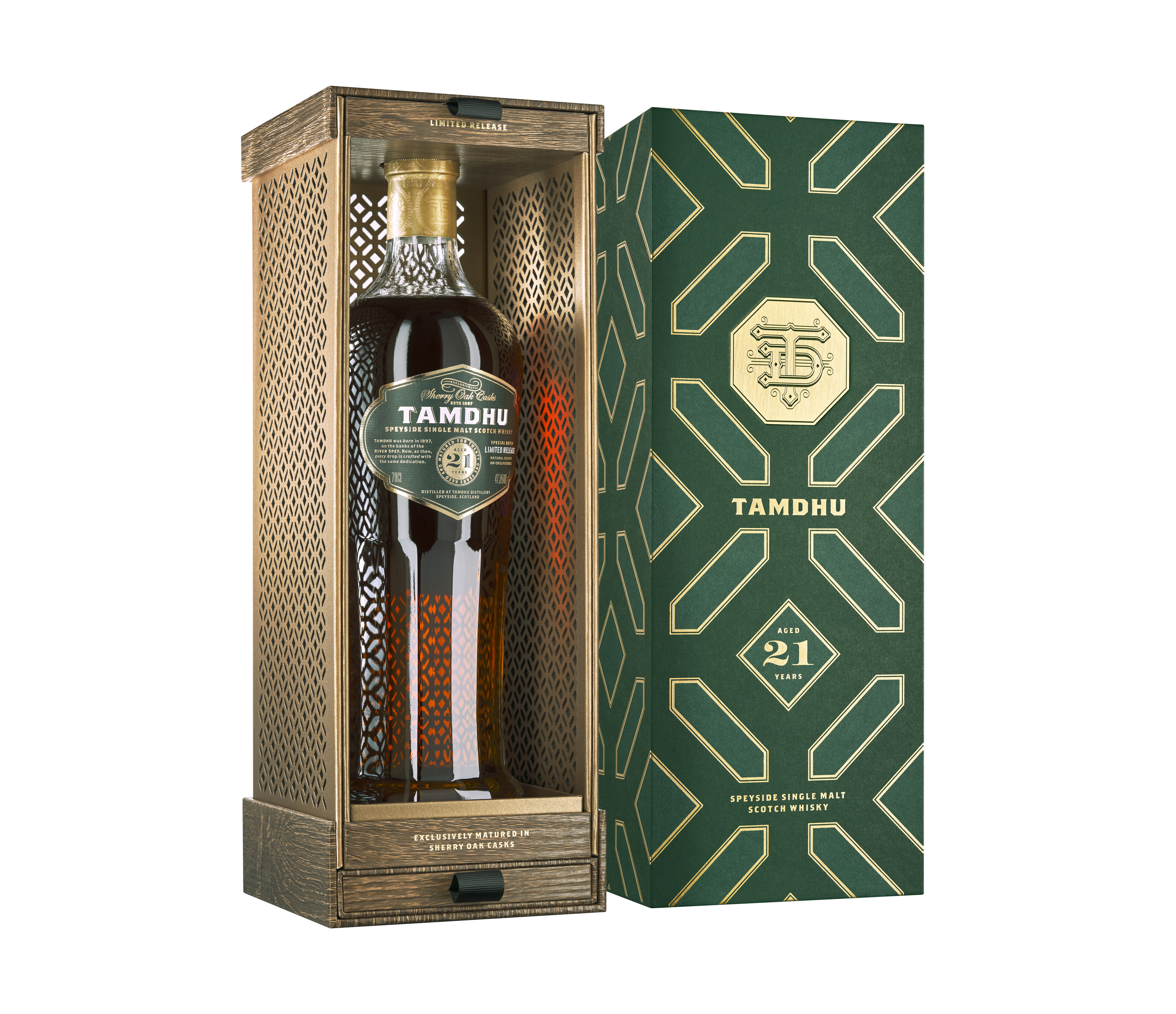 TAMDHU 21 YO CASK STRENGTH 47.5% 70CL