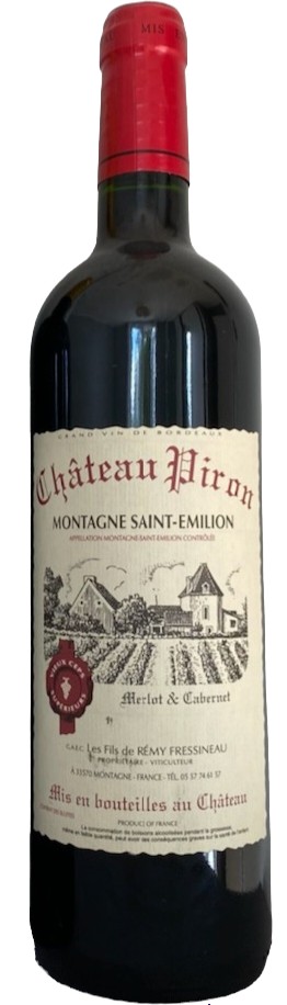 CHATEAU PIRON MONTAGNE ST EMILION 75CL 13%