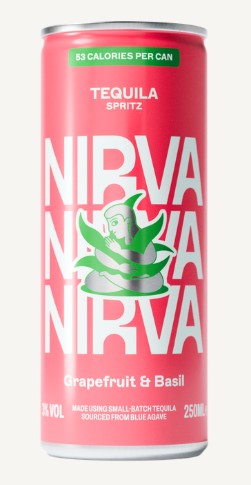 NIRVA GRAPEFRUIT & BASIL TEQUILA SPRITZ