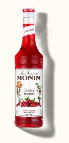 MONIN CRANBERRY SYRUP 70CL