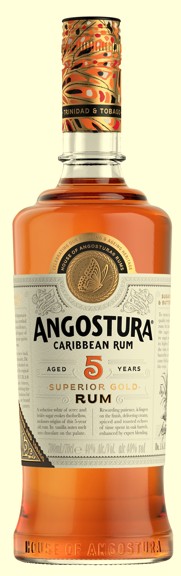ANGOSTURA 5YO AGED GOLD RUM 40% 70CL