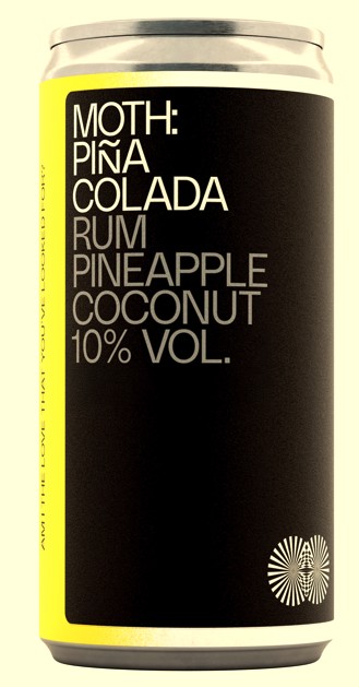 MOTH PINA COLADA CANS 10% 12 X 200ML