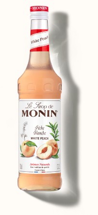 MONIN WHITE PEACH SYRUP 70CL