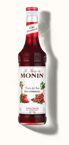 MONIN WILD STRAWBERRY SYRUP 70CL