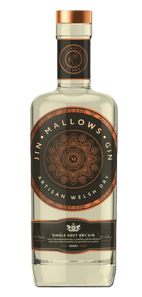MALLOWS WELSH DRY GIN 40% 70CL