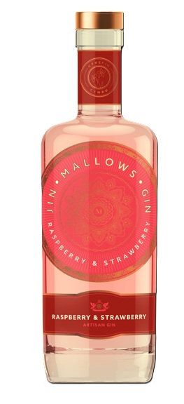 MALLOWS RASPBERRY & STRAWBERRY GIN 38%